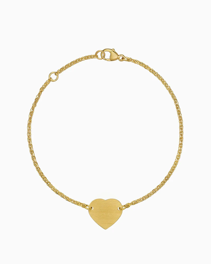 Gravurarmband Gravurplatte Herz