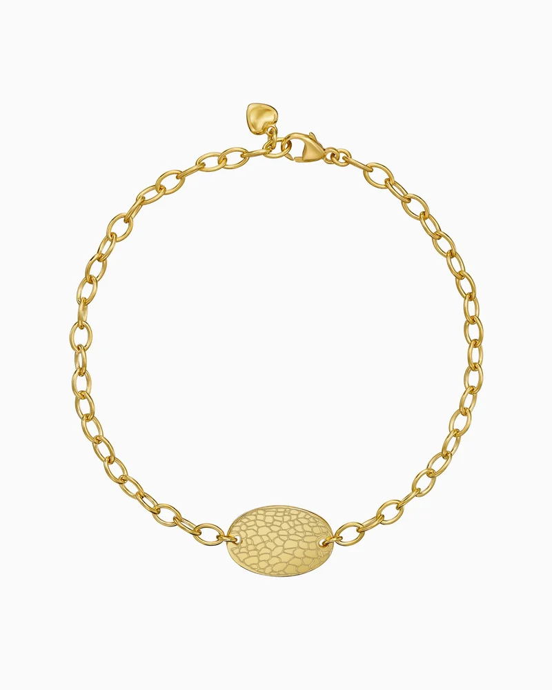 Nasenabdruck Gravurarmband Gravurplatte Oval