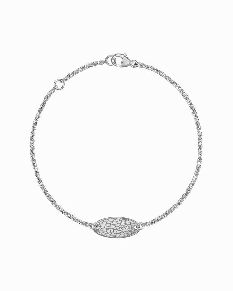 Nasenabdruck Gravurarmband Gravurplatte Oval