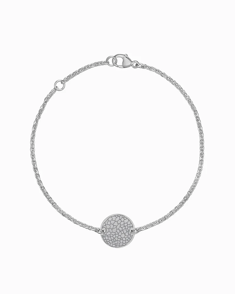 Nasenabdruck Gravurarmband Gravurplatte Rund