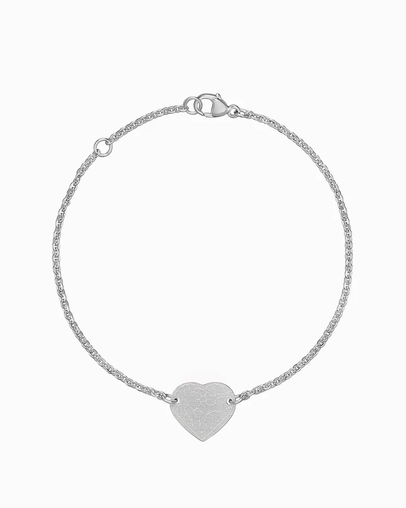 Nasenabdruck Gravurarmband Gravurplatte Herz