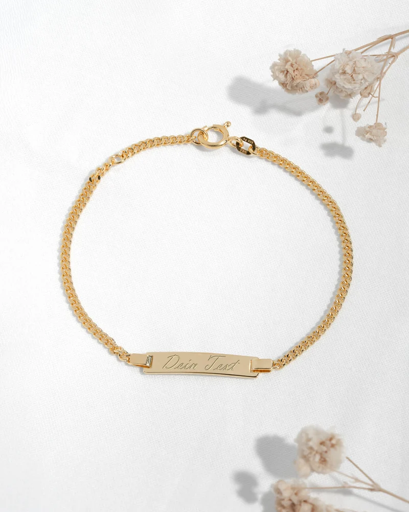 Gravurarmband Gravurplatte