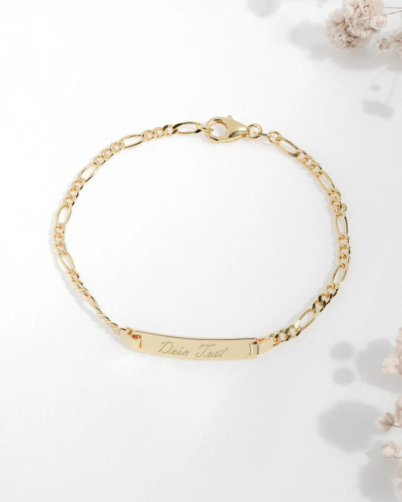 Gravurarmband Gravurplatte