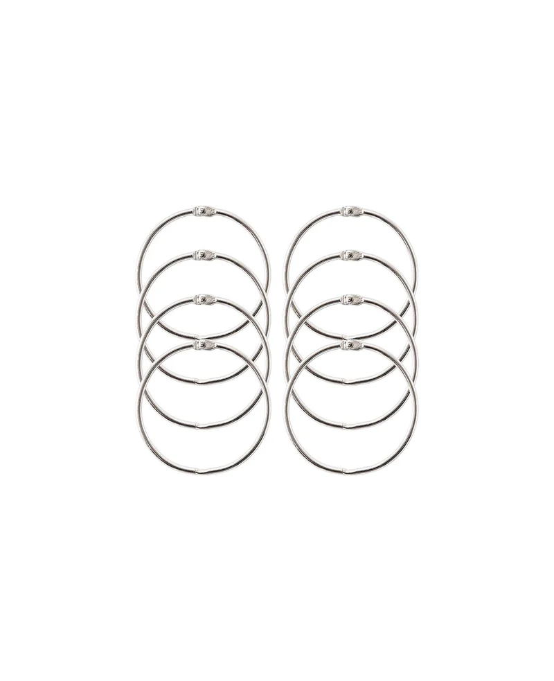 Metallringe zum Öffnen 3.8 cm, 8 Stk.
