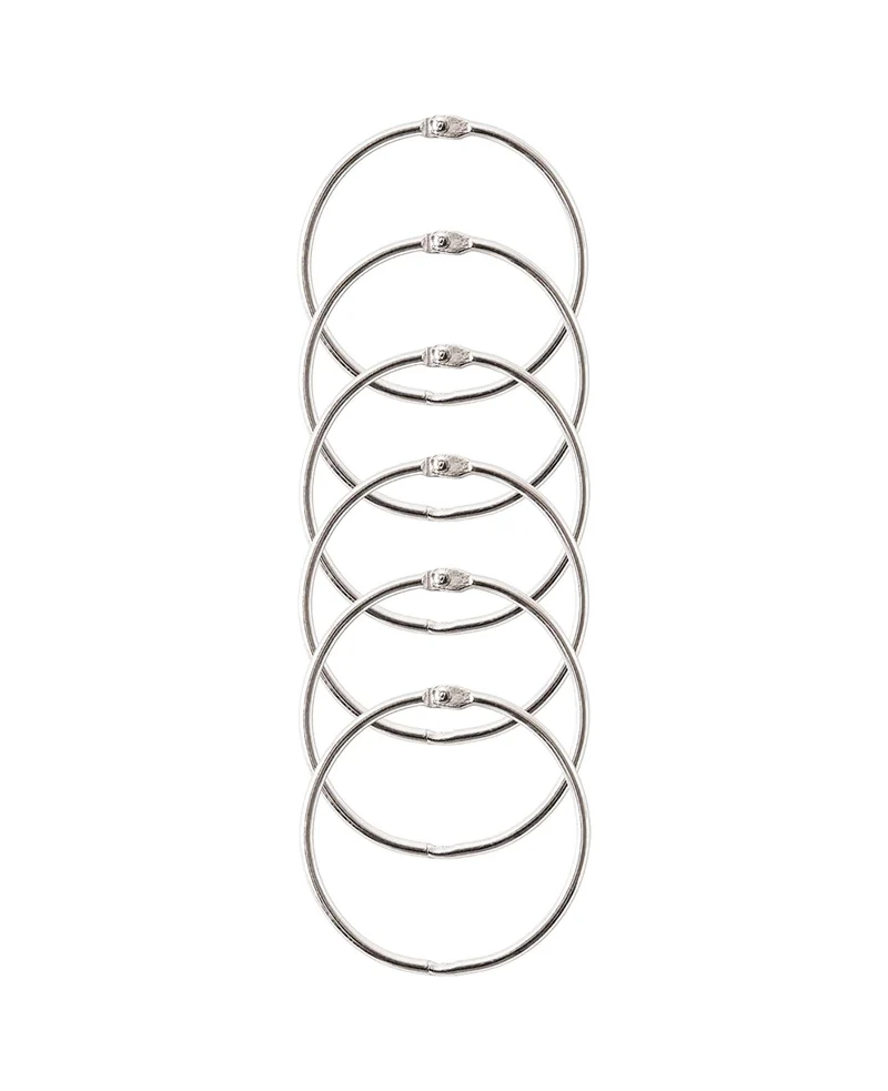 Metallringe zum Öffnen 5 cm, 6 Stk.