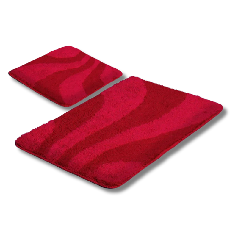 Badematte London 90 x 60 cm/55 x 55 cm 2-tlg. 2 Farben ohne Ausschnitt