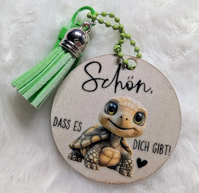 Schlüsselanhänger „Schön, dass es dich gibt“ ✨