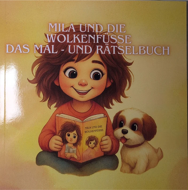 Mila und die Wolkenfüße – Das Mal- und Rätselbuch