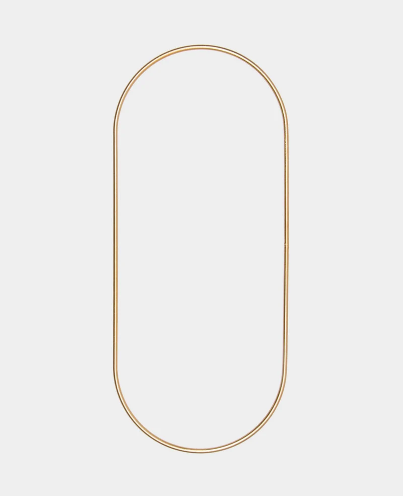 Metalldeko Oval, gold