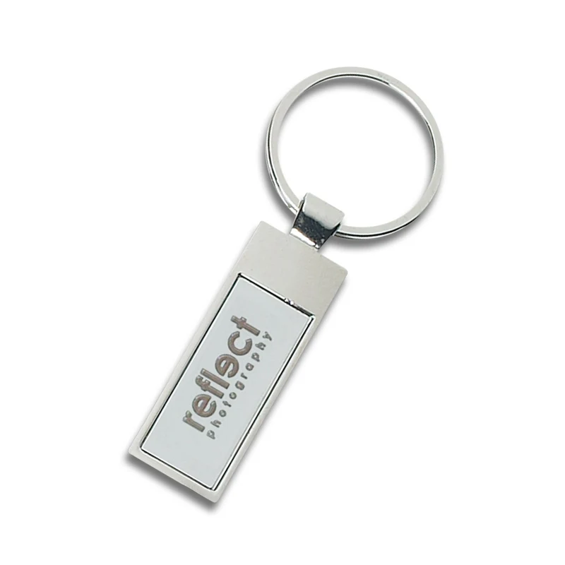 Rectangle Metal Key Ring
