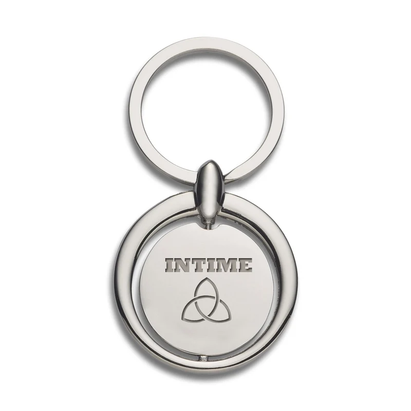 Circular Metal Key Ring