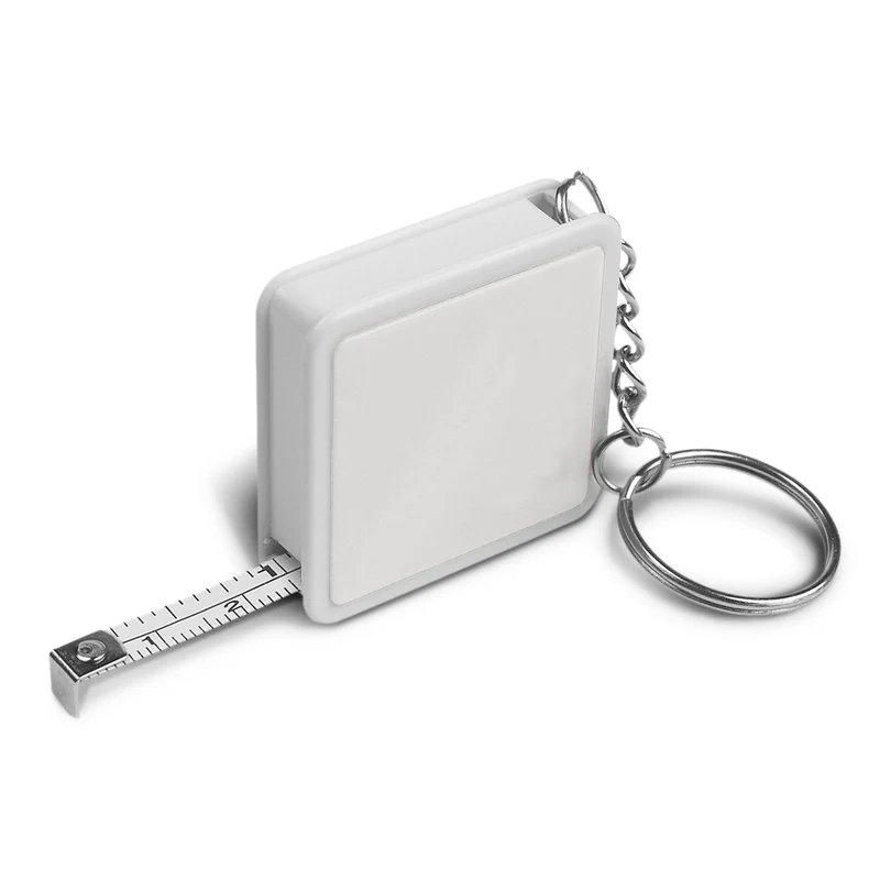 Square Tape Measure Key Ring