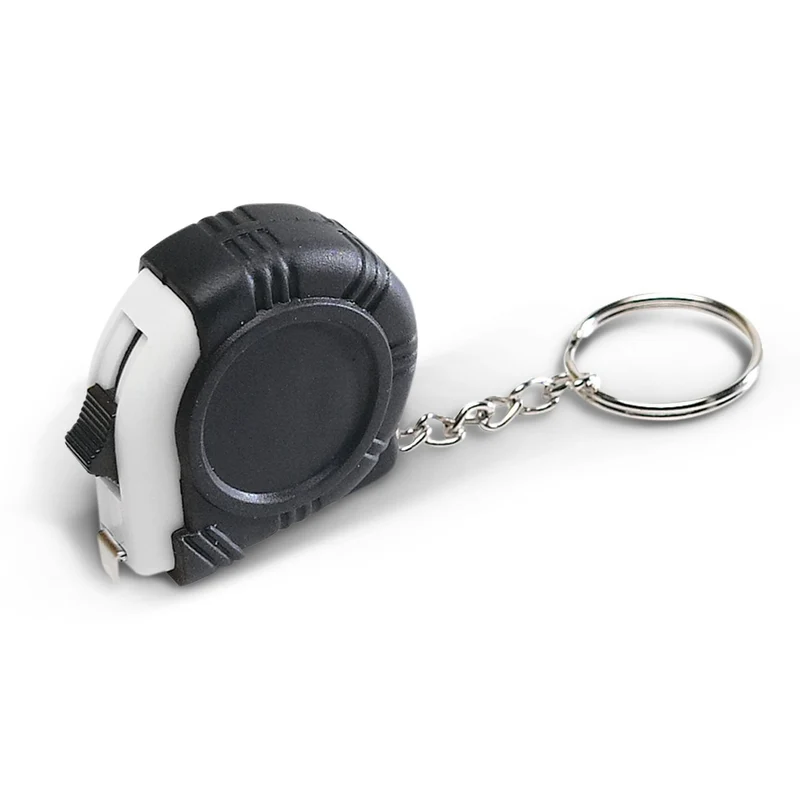 Rubber Tape Measure Key Ring