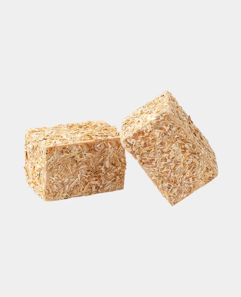 Miniatur Strohballen – Zum Basteln & Spielen, 2 x 2 x 3 cm, 2 Stk.