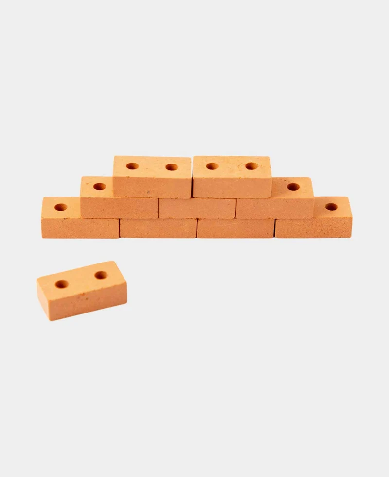 Miniatur Ziegelsteine – Zum Basteln & Spielen, 2.7 cm, 10 Stk.