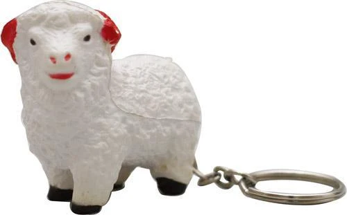 STRESS SHEEP KEY RING