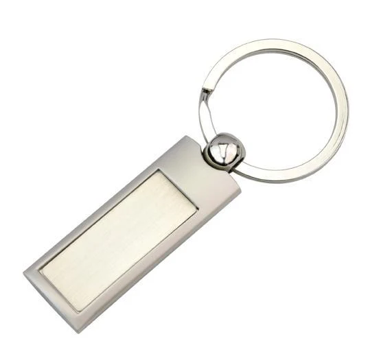 SILVER PANEL KEY RING