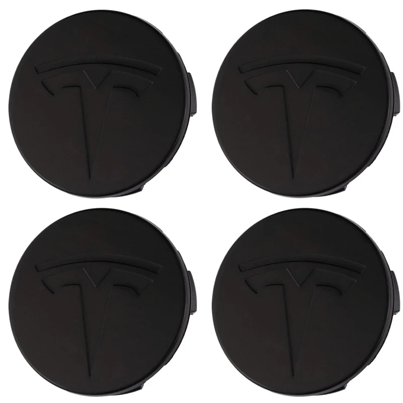 Tesla Hub Caps | Gloss Black