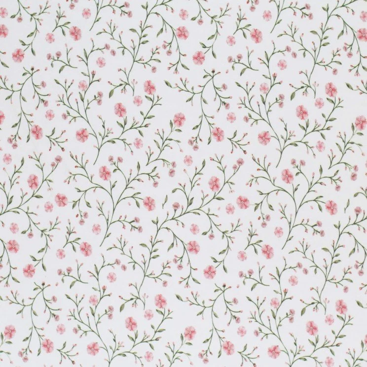 Jersey "Zarte Blumen Nude Rosa“