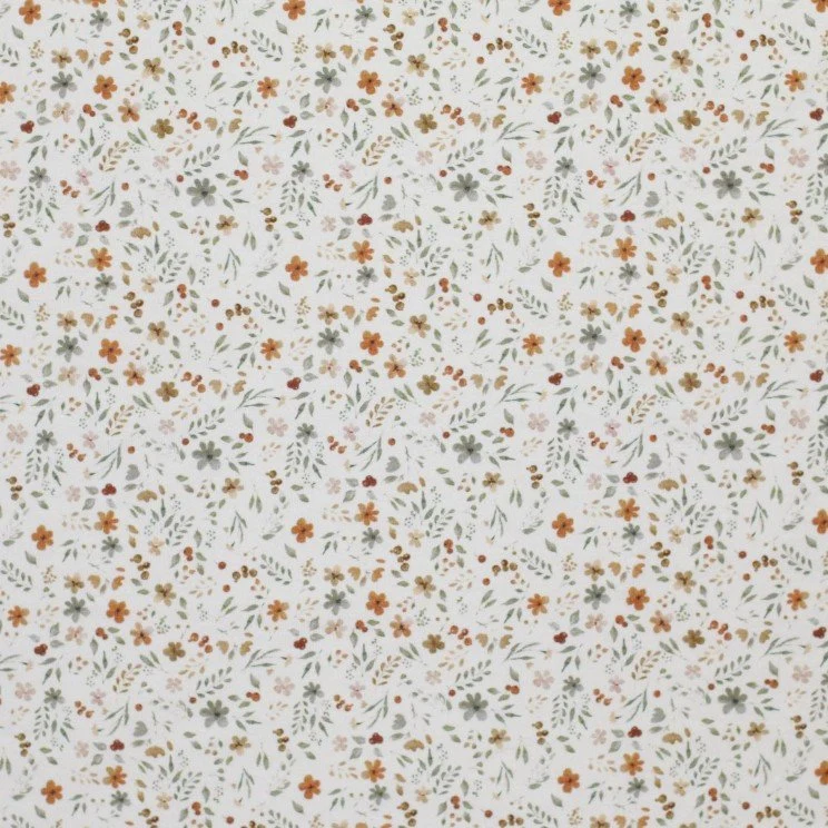 Jersey "Flower Collage Beige”