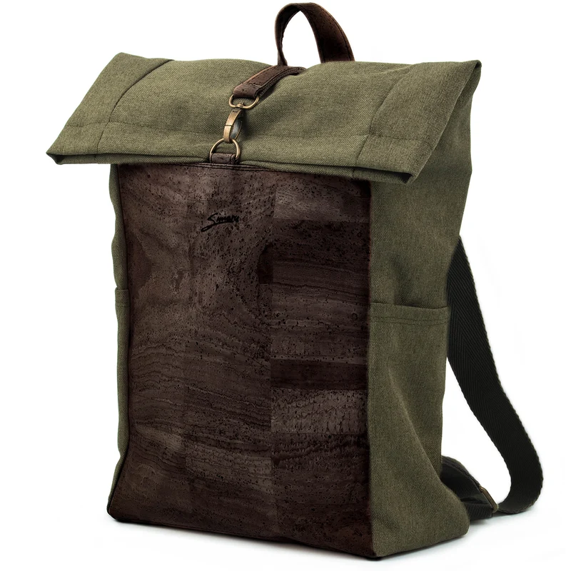 Kork-Rucksack Paco grün