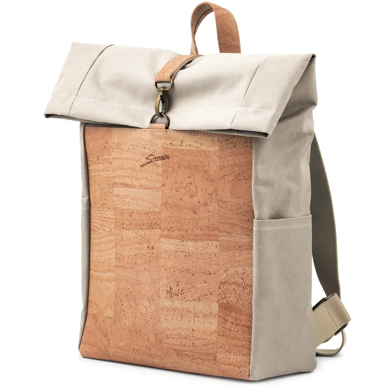 Kork-Rucksack Paco Cream