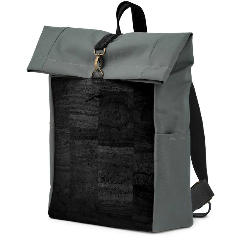 Kork-Rucksack Paco dunkelgrau