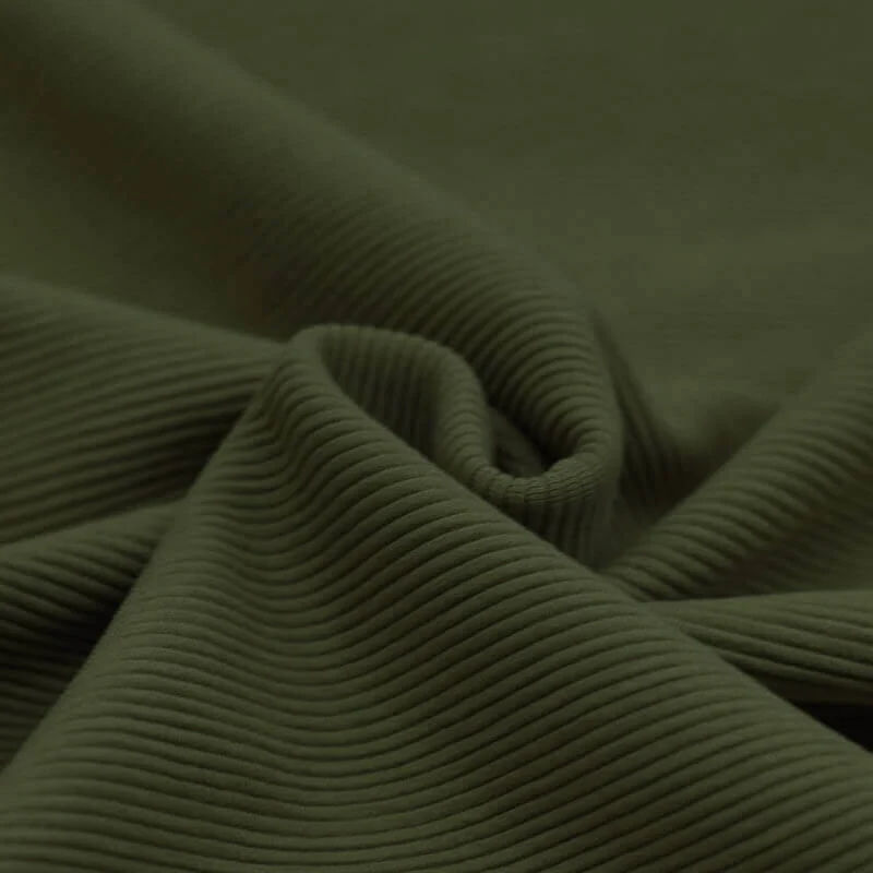 Ottoman Rib Jersey “Army Green”