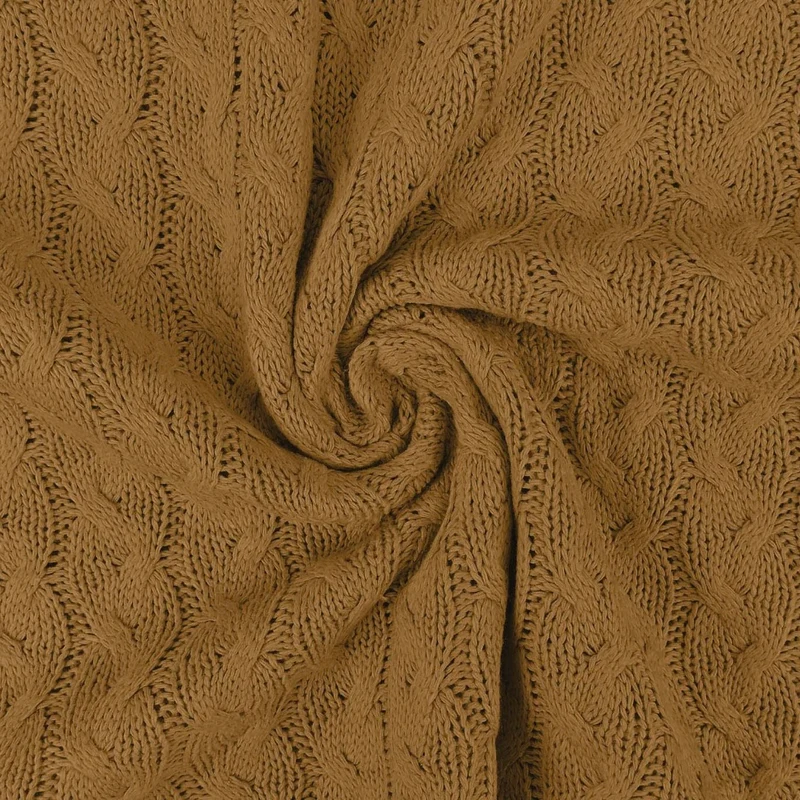 Knitted Cotton Cable "Camel“