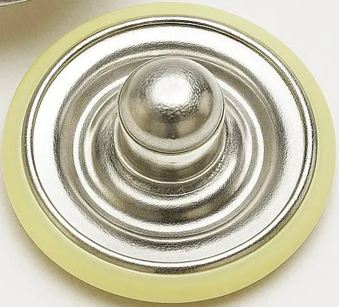 Jersey Druckknöpfe Light Yellow (50pcs.)