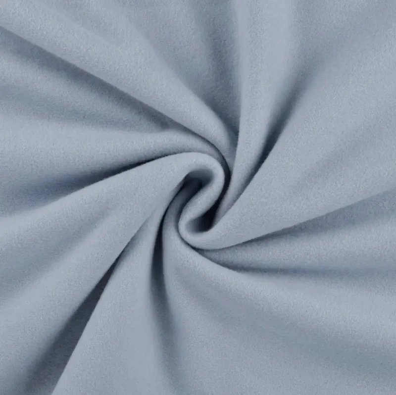 Bio Baumwollfleece GOTS „Baby Blau“