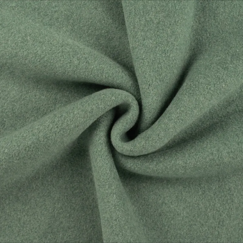 Bio Baumwollfleece GOTS „Khaki Melange“