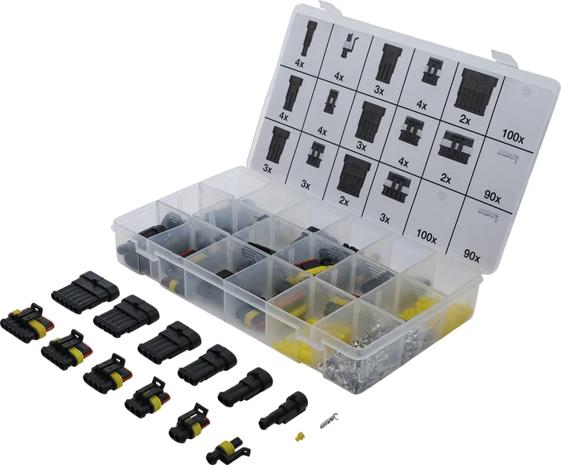 BGS 6872 Sortiment Steckverbindunger 425 teilig