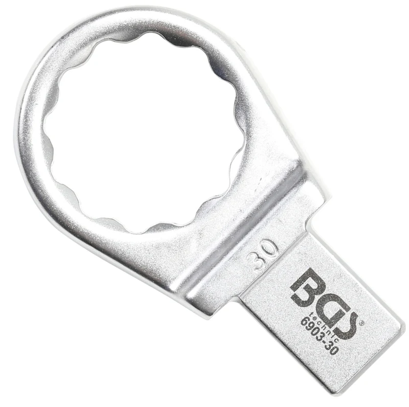 BGS 6903-30 Einsteck-Ringschlüssel für 30mm Aufnahme 14 x 18mm