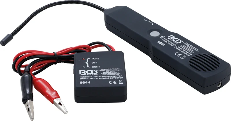 BGS 6644 Kurzschluss- und Kabeldetektor für 12 & 24 Volt Gleichspannung
