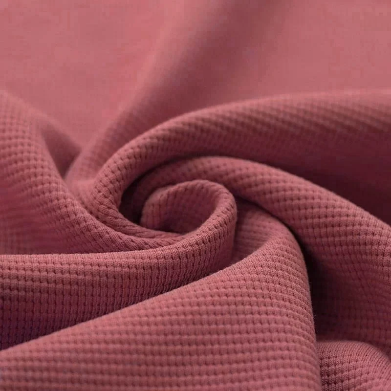 Waffle Knit Jersey „Raspberry“