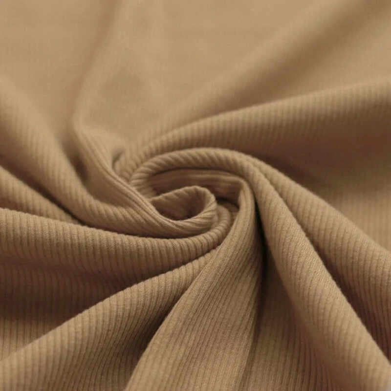 Rib Jersey „Cacao“