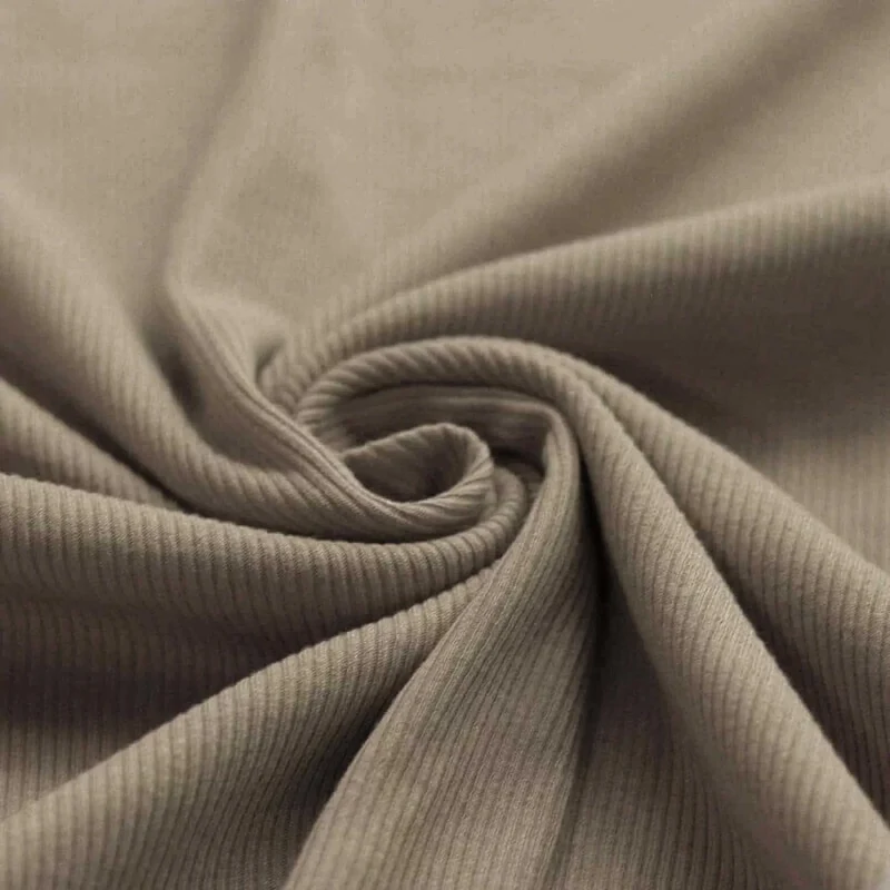 Rib Jersey “Taupe”