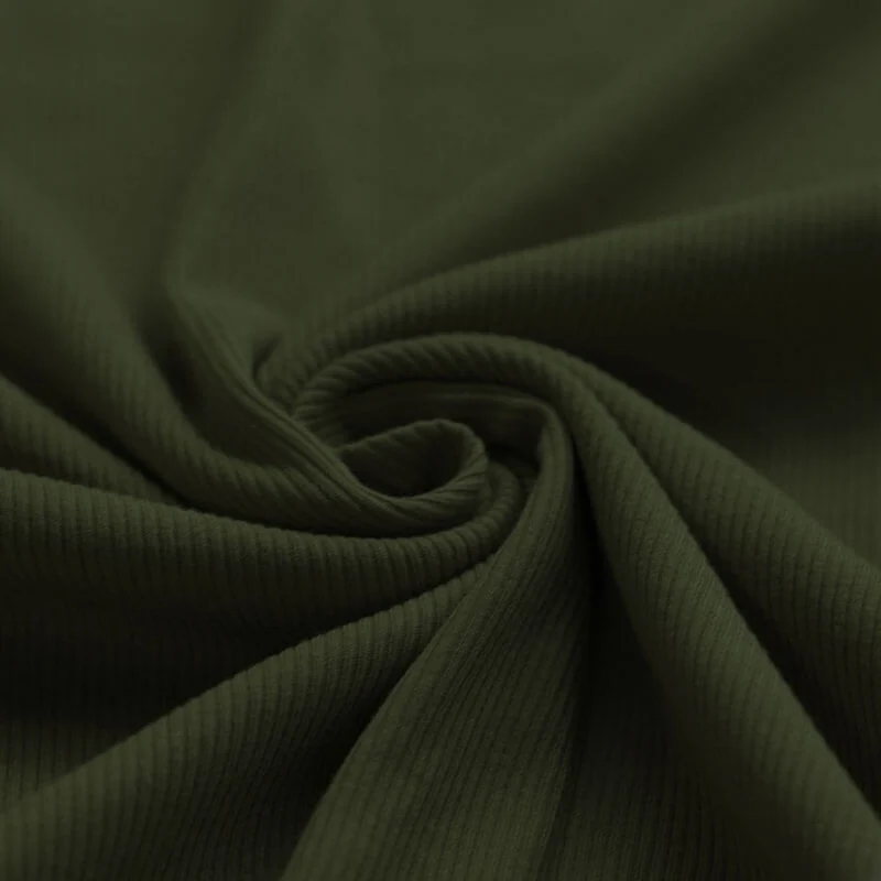 Rib Jersey "Army Green“