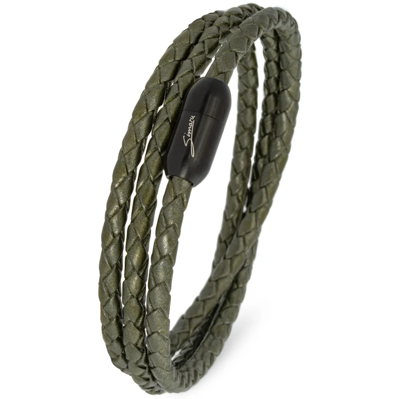 Wickelarmband aus Leder ALTAISIK