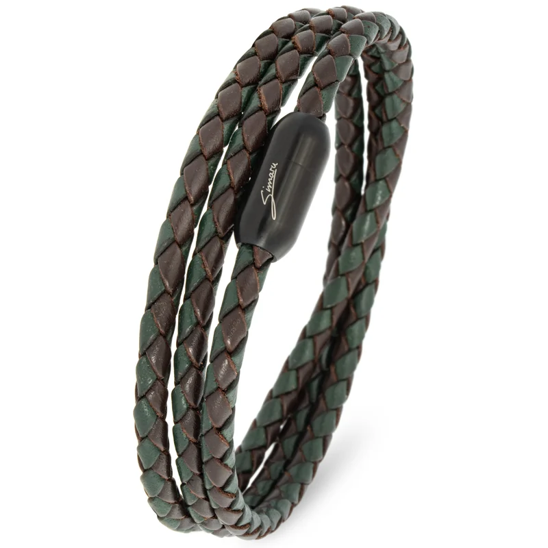 Leder Wickelarmband SAGSAI