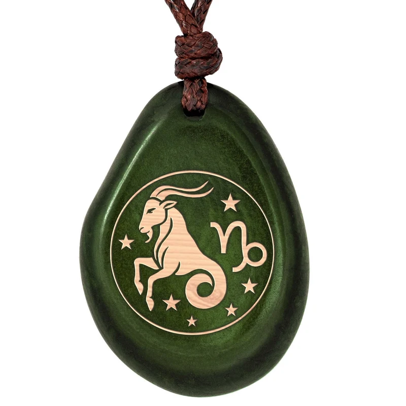 GRÜN Sternzeichen Amulett
