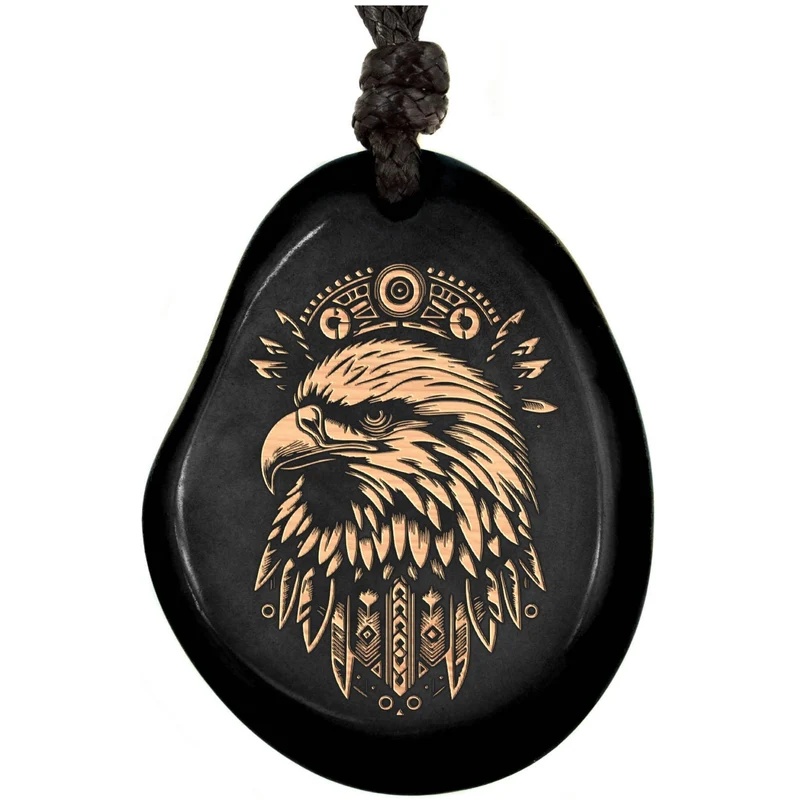 SCHWARZE Kette aus Taguanuss