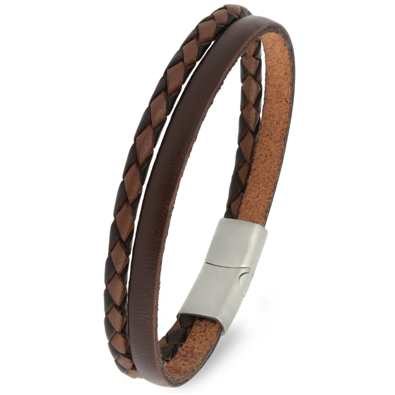 Lederarmband Elvegard