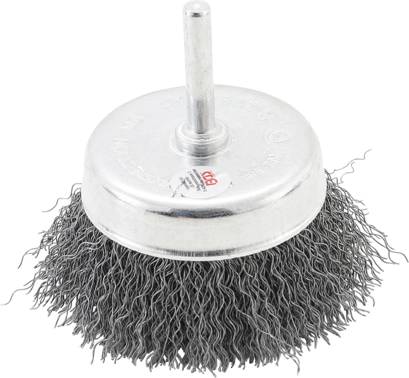 BGS 3076 Topfbürste Drahbürste Ø75mm Aufnahme Ø6mm Stift Stahl