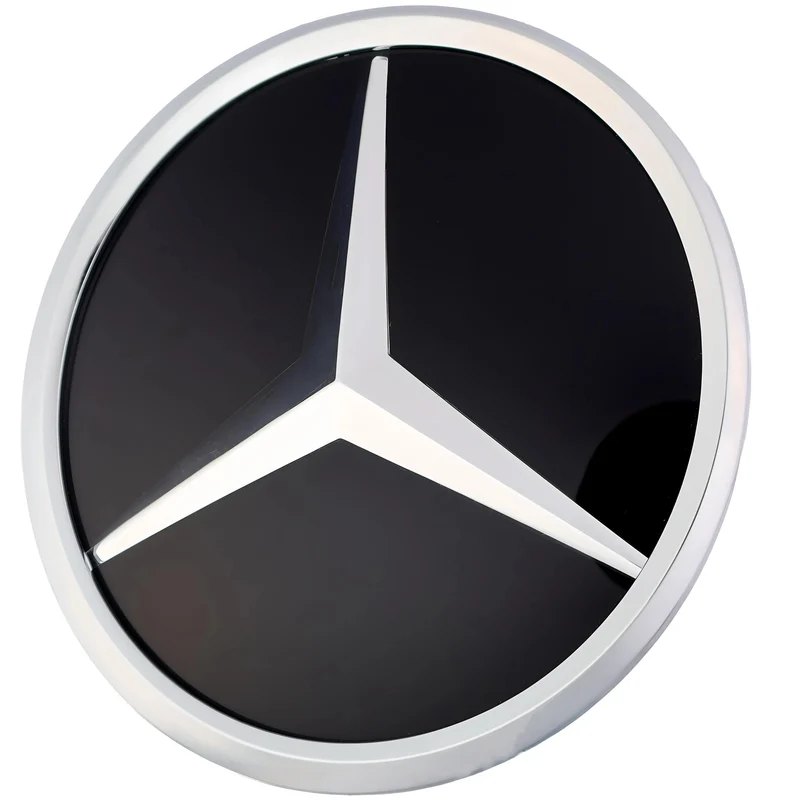 Mercedes Grille Emblem | Chrome - Mirror Style