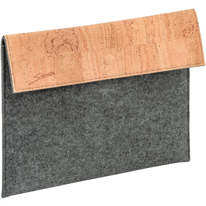 Laptoptasche Kork & Filz