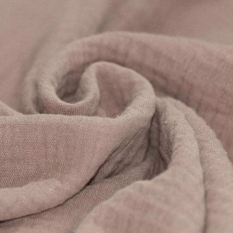 Musselin/Double Gauze “Dark Beige“