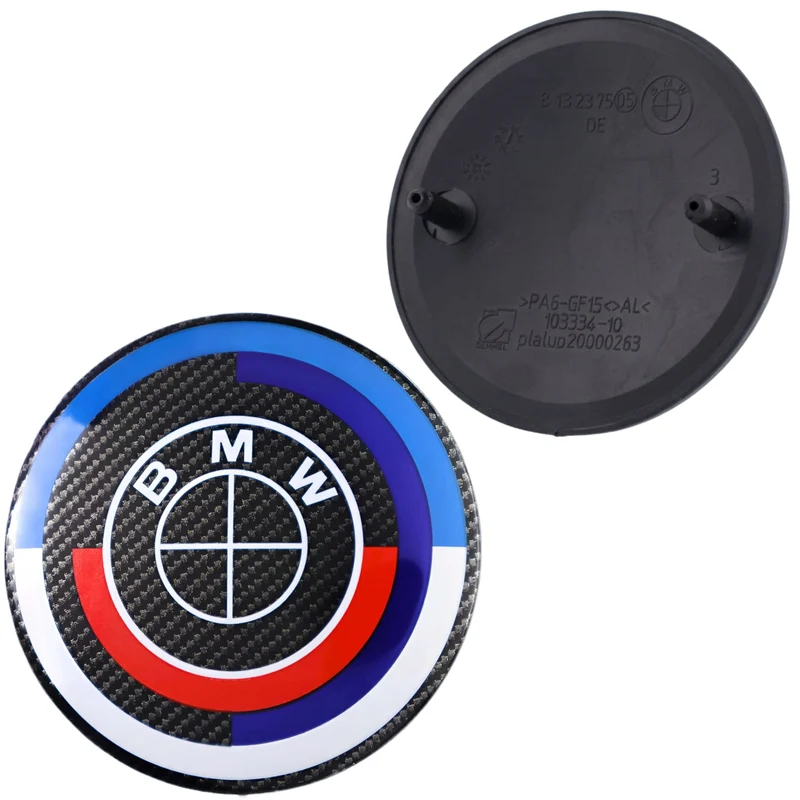 BMW 50th Anniversary Badge | Black Carbon