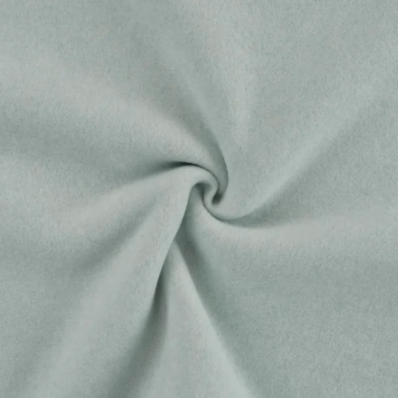 Bio Baumwollfleece GOTS "Mint melange”